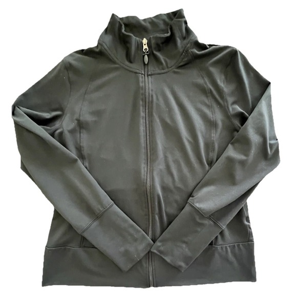 Champion Men's Full Zip Jacket Black Polyester Size XL X-Large - Picture 1 of 7